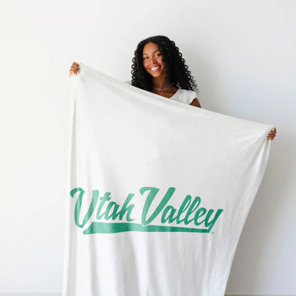 UNIVERSITY MINKY STRETCH BLANKETS