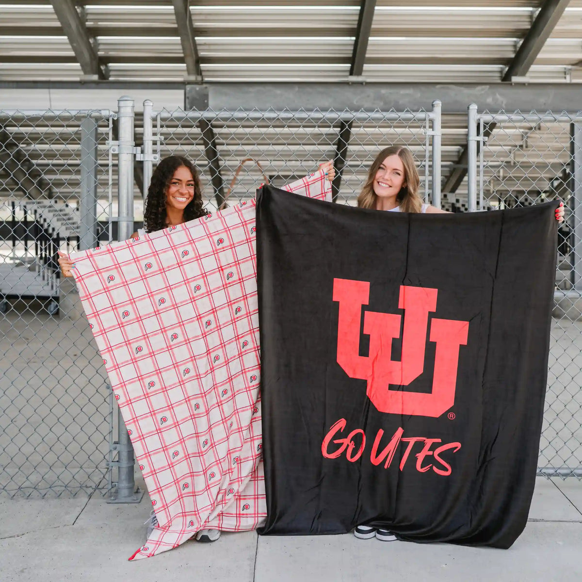 UNIVERSITY MINKY STRETCH BLANKETS
