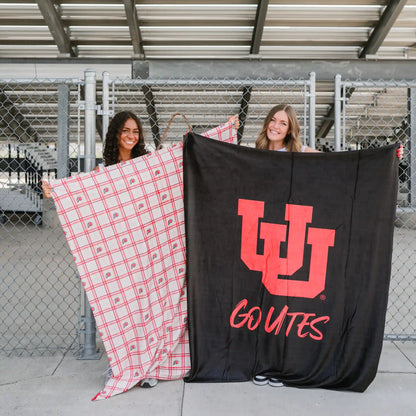 UNIVERSITY MINKY STRETCH BLANKETS