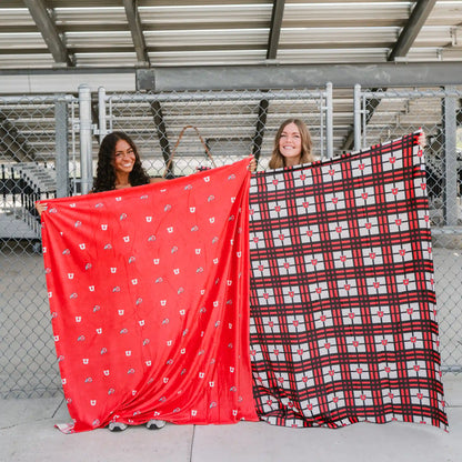 UNIVERSITY MINKY STRETCH BLANKETS