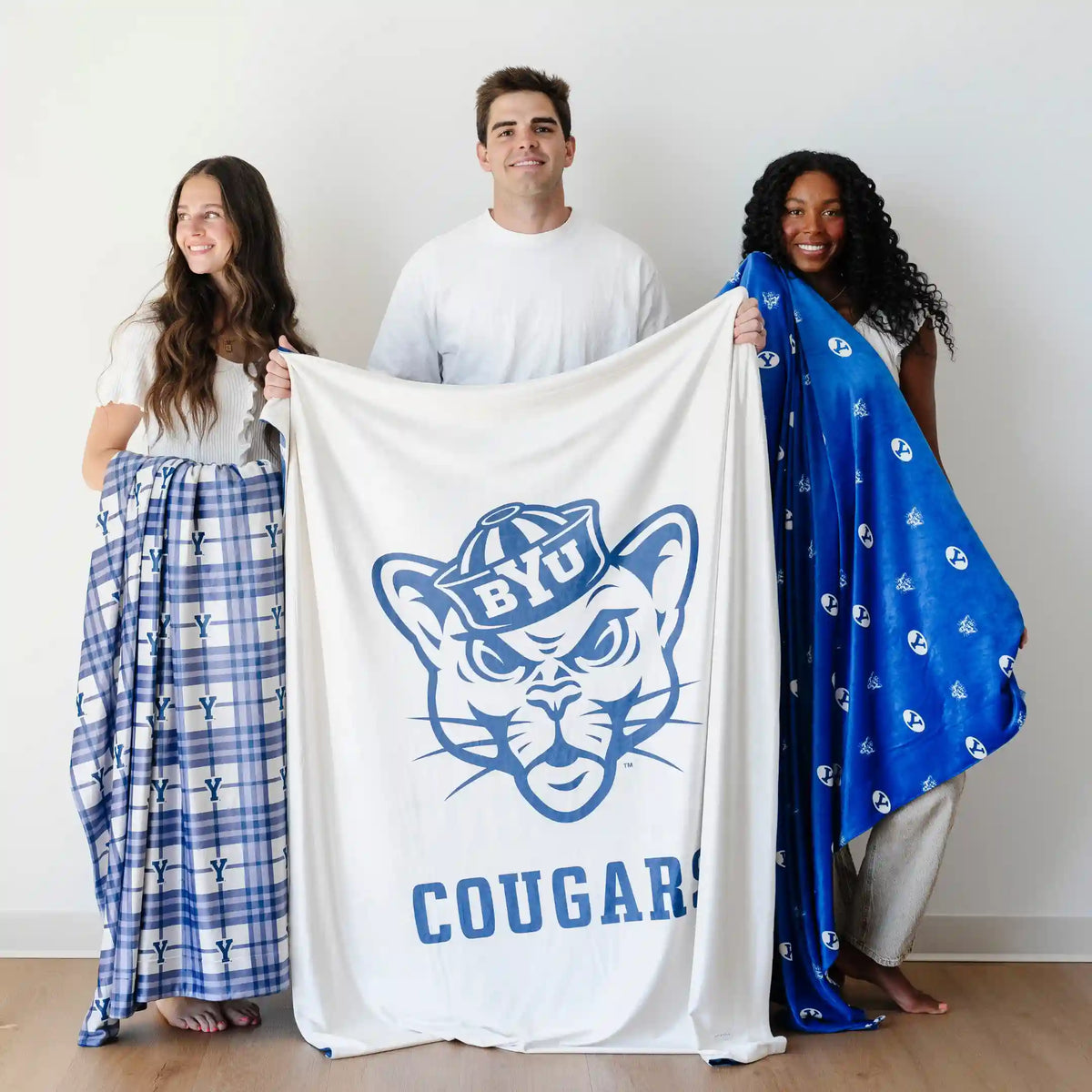 UNIVERSITY MINKY STRETCH BLANKETS