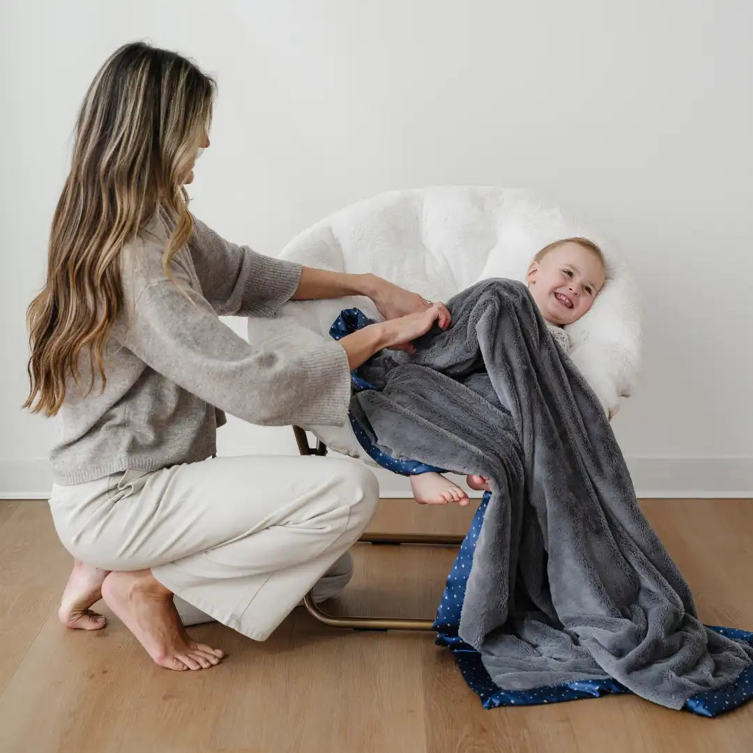 SATIN BACK TODDLER BLANKETS