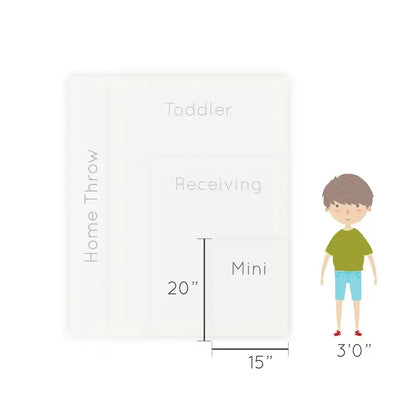 Ivory Rose Blossom Satin Back Mini Blanket