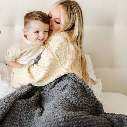 RIBBED BAMBONI® TODDLER BLANKETS