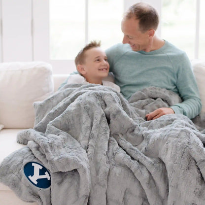 UNIVERSITY FAUX FUR BLANKETS