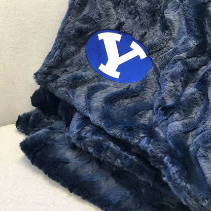 UNIVERSITY FAUX FUR BLANKETS