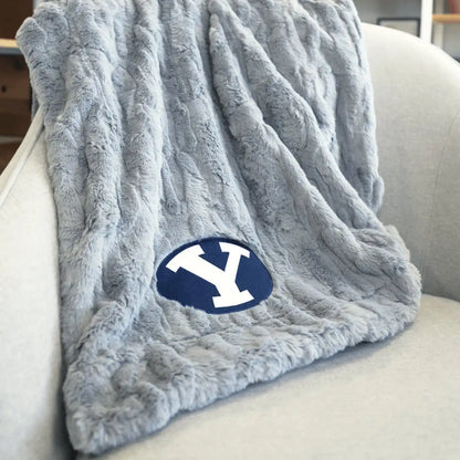 UNIVERSITY FAUX FUR BLANKETS