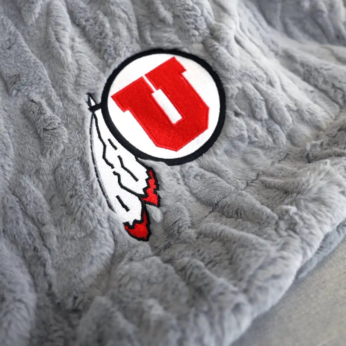 UNIVERSITY FAUX FUR BLANKETS